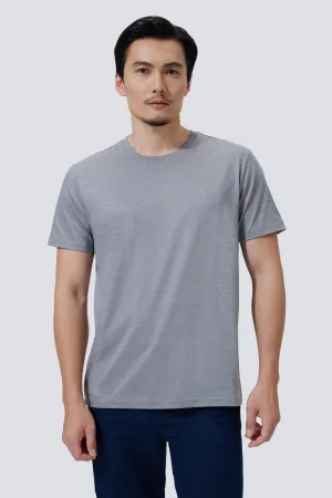 Supreme Cotton-Silk Crew Neck T-Shirt | Grey BC5081