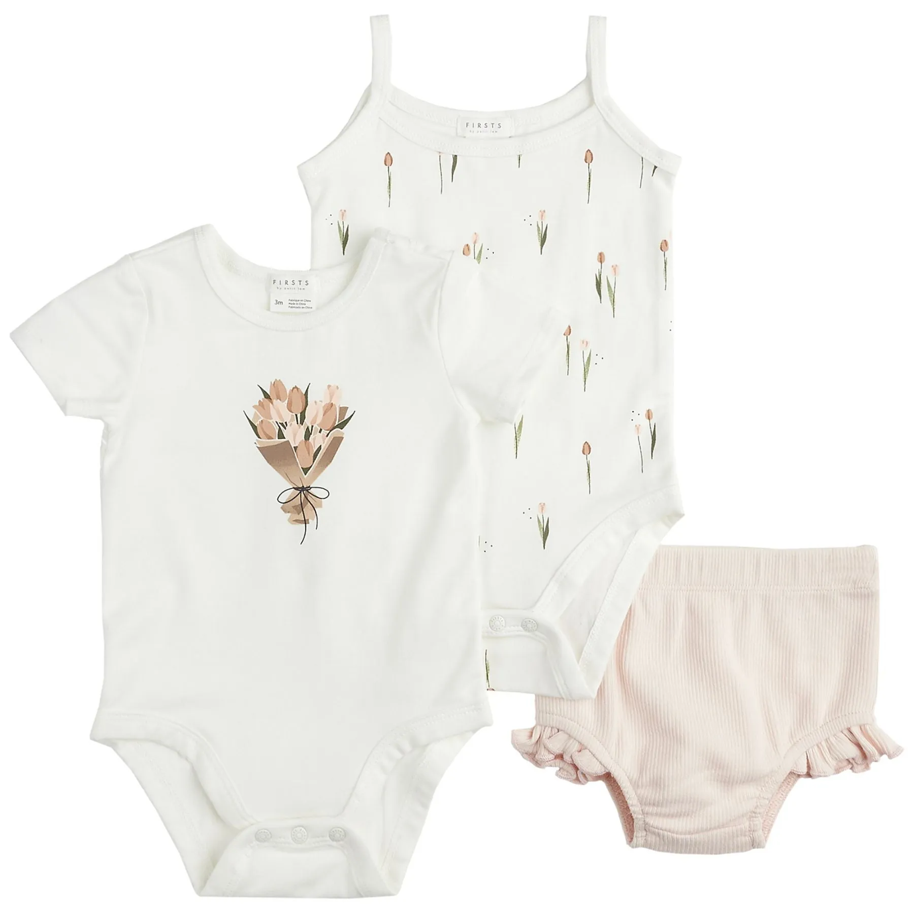 Tulip 3pc Bodysuit Set