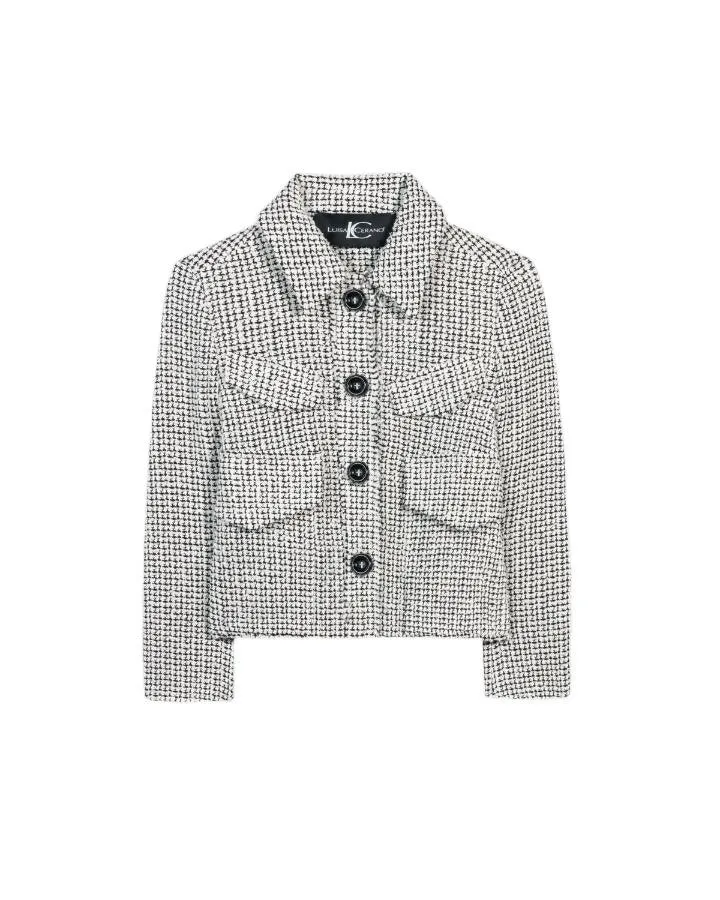 Tweed Style Cropped Jacket