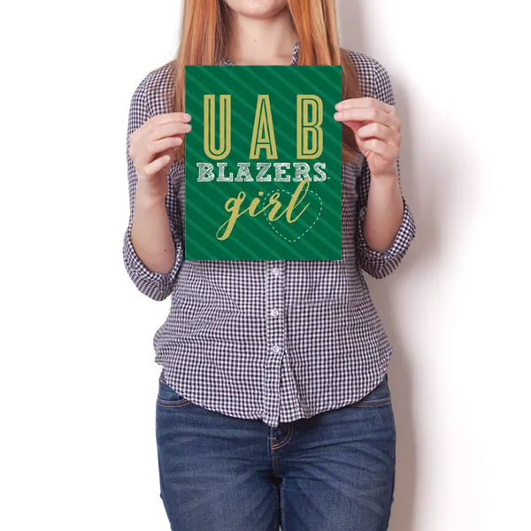 UAB Blazers Girl Poster