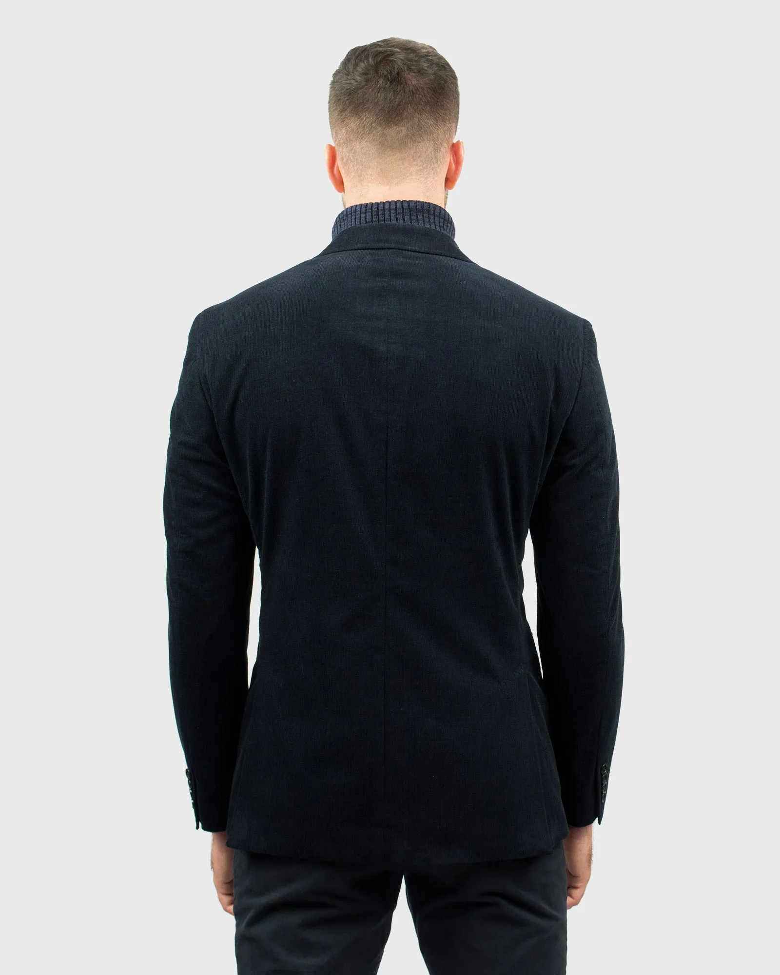 VINCENT & FRANKS VFFJJ956 DARK NAVY CORD JACKET