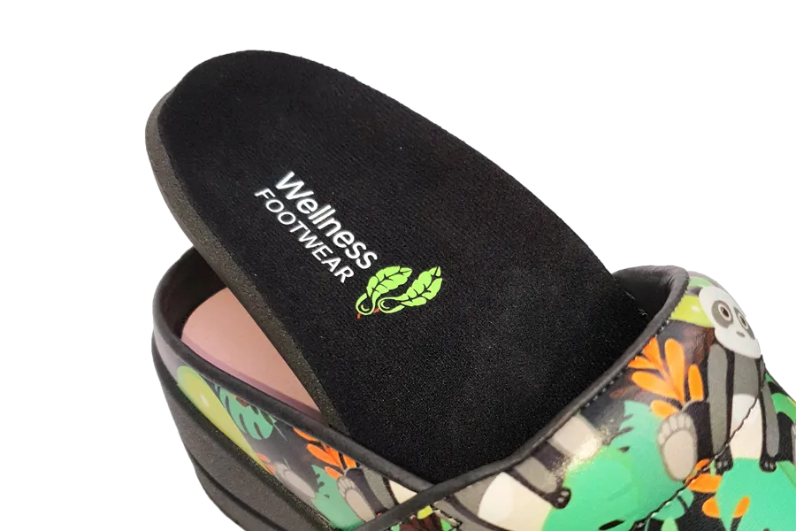 Wellness Faves Work Clogs - Pandas