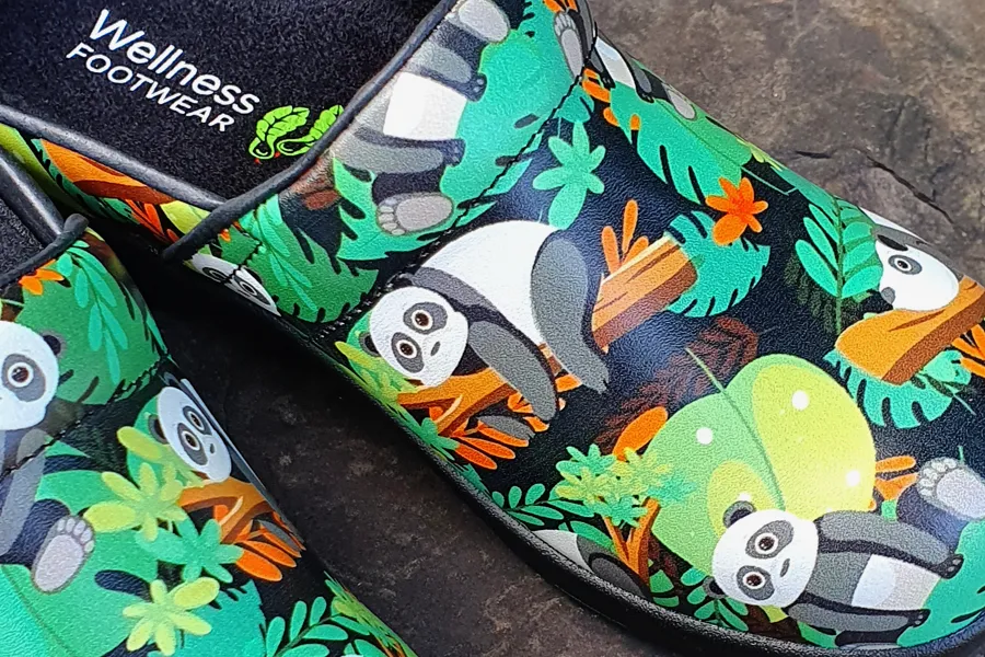 Wellness Faves Work Clogs - Pandas