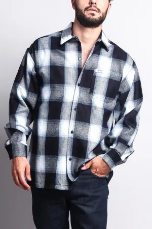 Western Casual Plaid Long Sleeve Button Up Shirt