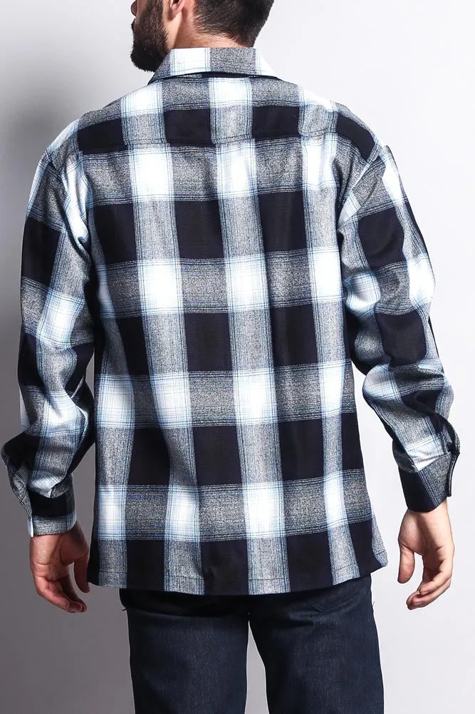 Western Casual Plaid Long Sleeve Button Up Shirt