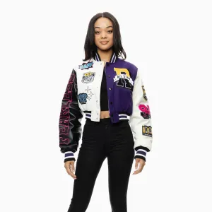 Women's All Star Crop Varsity Wool Jacket