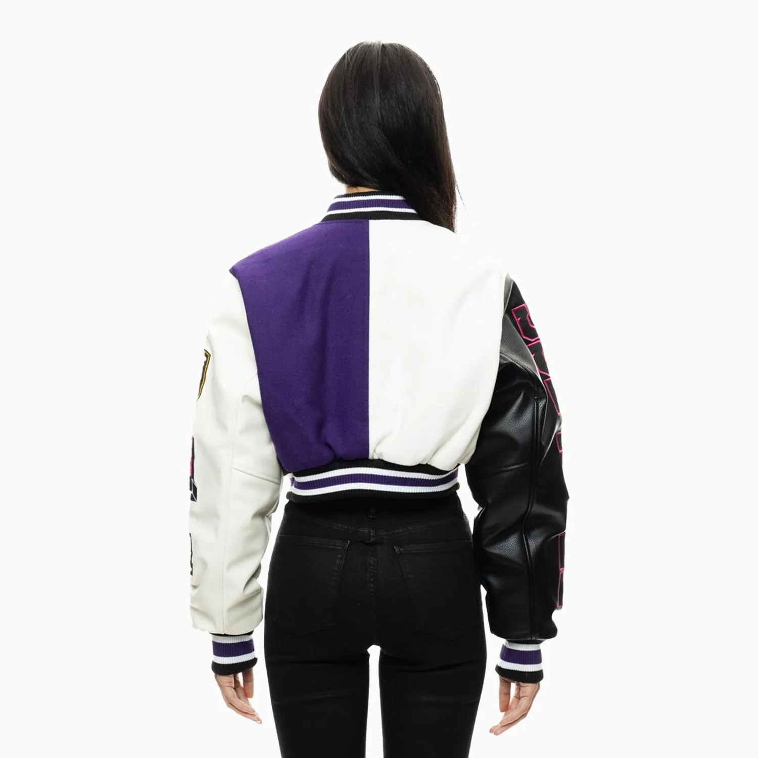 Women's All Star Crop Varsity Wool Jacket